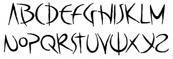 Poseidon AOE Schriftart Groß
