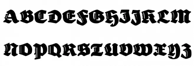 Poseidon Шрифта ВЕРХНИЙ
