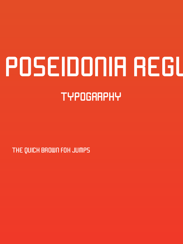 Poseidonia Regular Poster