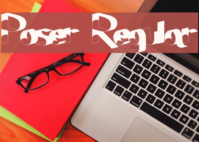 Poser Regular Font examples