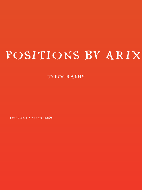 Positions By Arixbored Regular Poster