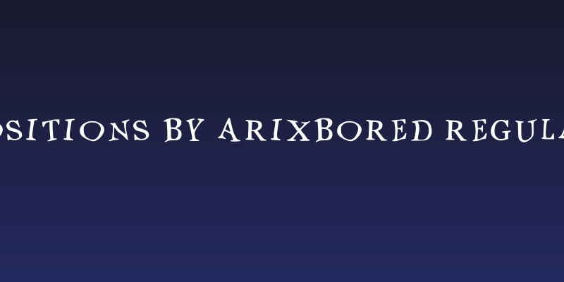 Positions By Arixbored Regular Social Header