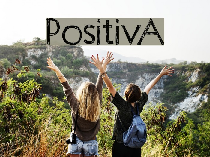 Positiv-A Font examples