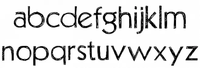 Positiv-A Caratteri MINUSCOLO
