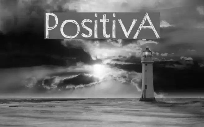 PositivA Font examples