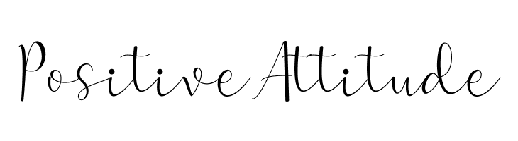 Positive-Attitude  Free Fonts Download