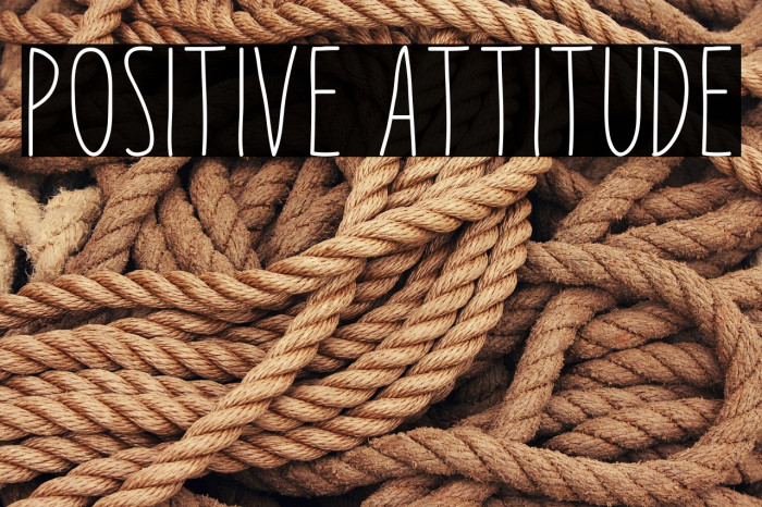 Positive Attitude Example 1