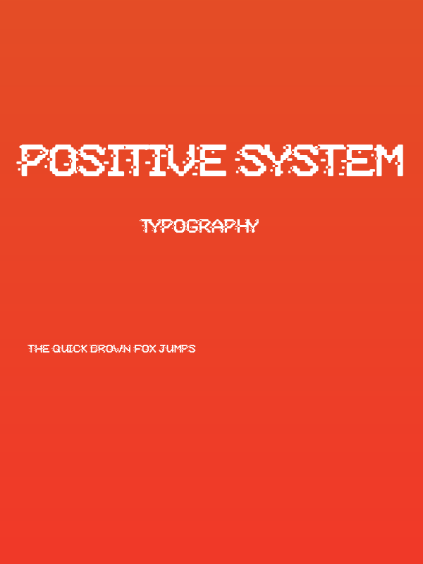 Positive System Poster