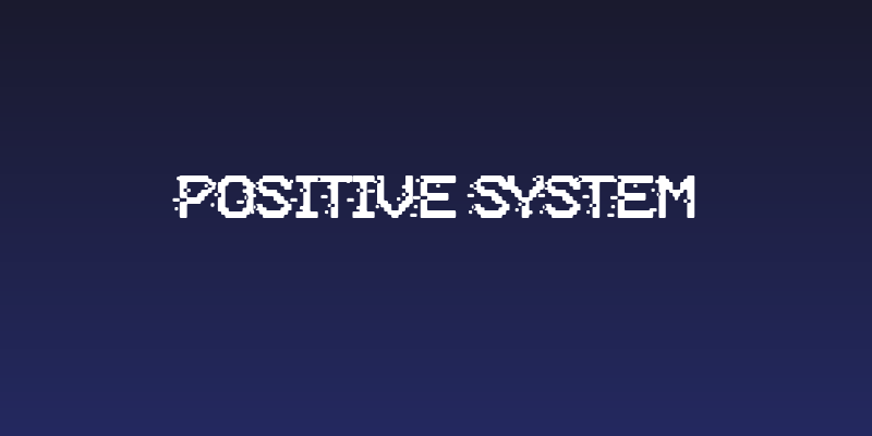 Positive System Social Header