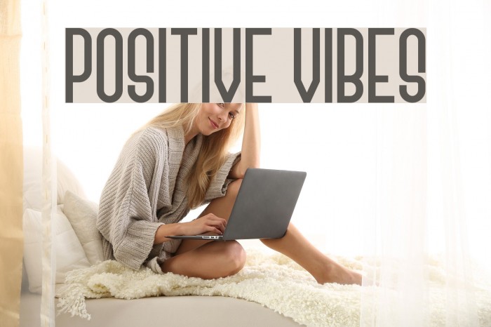 Positive Vibes Font examples