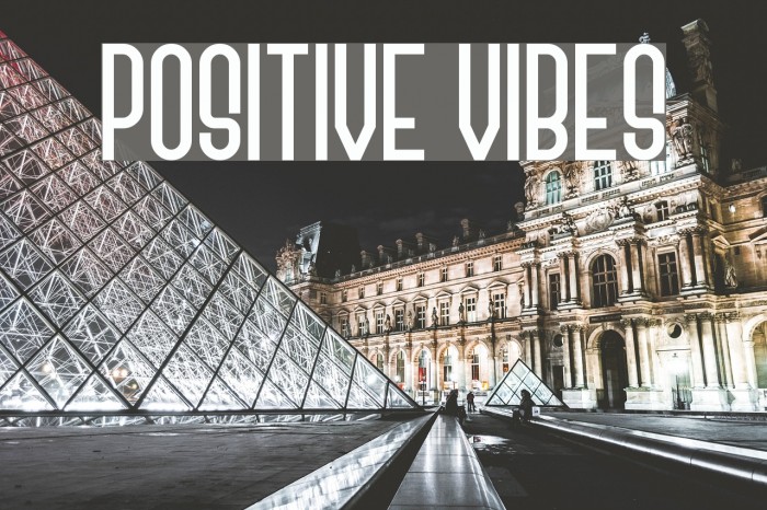 Positive Vibes Font examples
