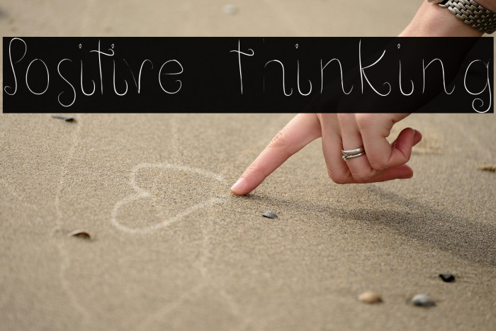 Positive thinking Example 1