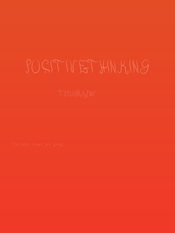 Positive-thinking Poster