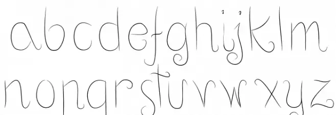 Positive-thinking 字体 小写