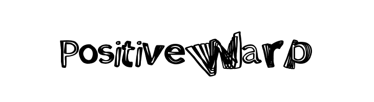 PositiveWarp Font