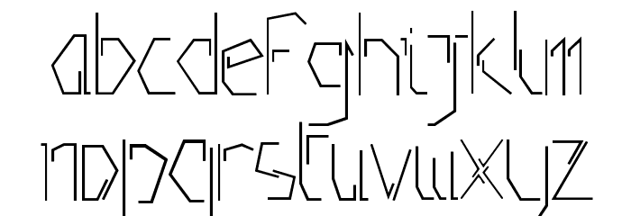 Positive Font LOWERCASE
