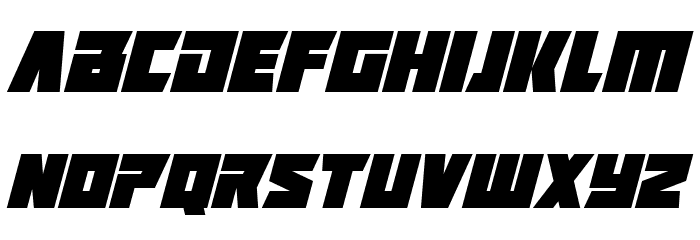 Positrons Italic Font LOWERCASE
