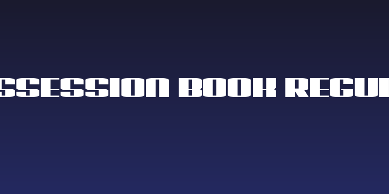Possession Book Regular Social Header