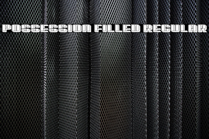 Possession Filled Regular Example 1