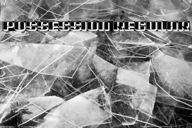 Possession Regular Font examples