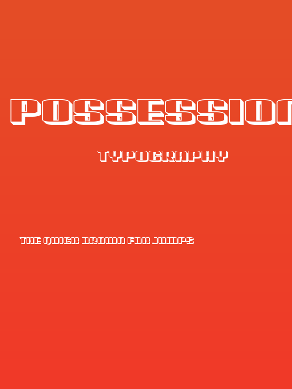 Possession Regular Poster