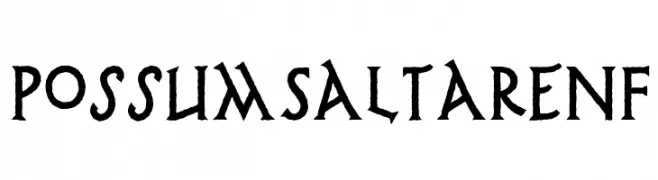 PossumSaltareNF  Fuentes Gratis Descargar