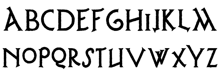 PossumSaltareNF Font LOWERCASE