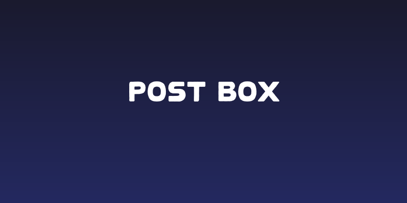Post Box Social Header