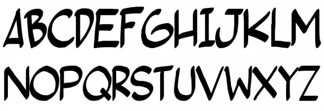 Post Human Шрифта ВЕРХНИЙ