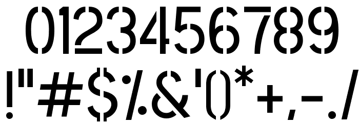 Post No Bills Colombo SemiBold Font OTHER CHARS