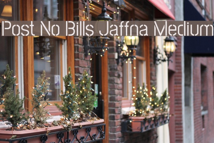 Post No Bills Jaffna Medium Example 1