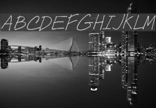 Post Note Font examples