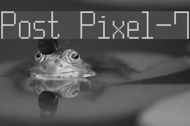 Post Pixel-7 Fonte examples