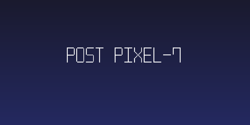 Post Pixel-7 Social Header