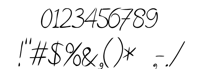 Post-it Penscript Font OTHER CHARS