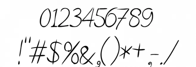 Post-itPenscript Font OTHER CHARS