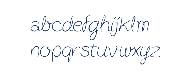 Post-itPenscript Lowercase