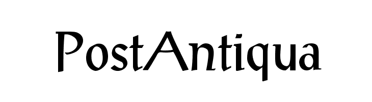 PostAntiqua  Free Fonts Download