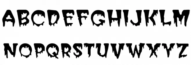 PostCrypt Regular フォント 大文字