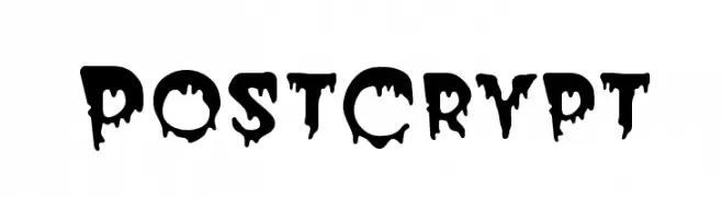 PostCrypt  les polices de caractères gratuit tlcharger