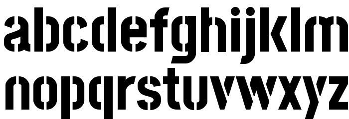 PostNoBillsColombo ExtraBold Font LOWERCASE