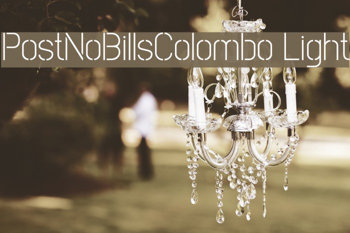 PostNoBillsColombo Light Fuentes examples