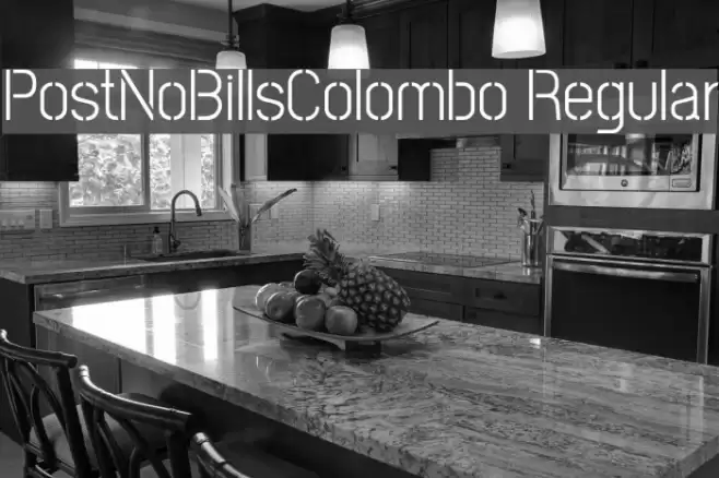 PostNoBillsColombo Regular Font examples