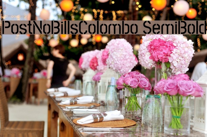 PostNoBillsColombo SemiBold Fuentes examples