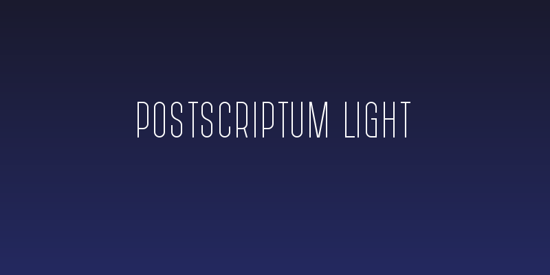 PostScriptum Light Social Header