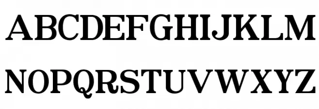 Postamt Schriftart Groß
