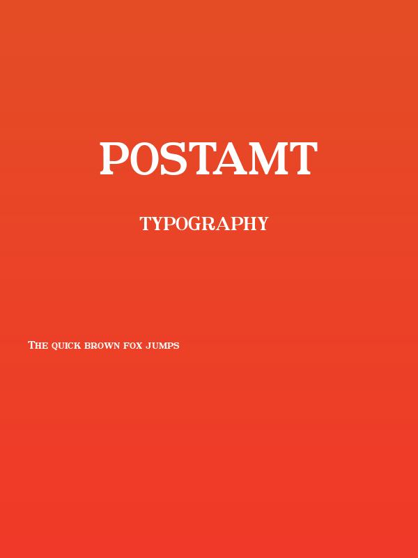 Postamt Poster