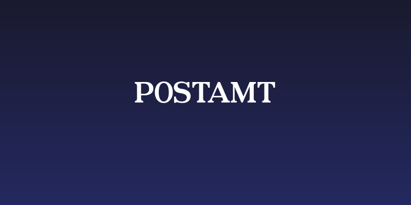 Postamt Social Header