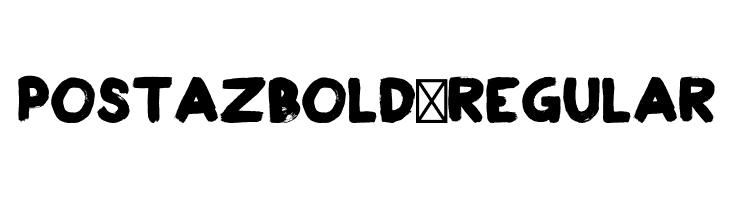 PostazBold-Regular Font