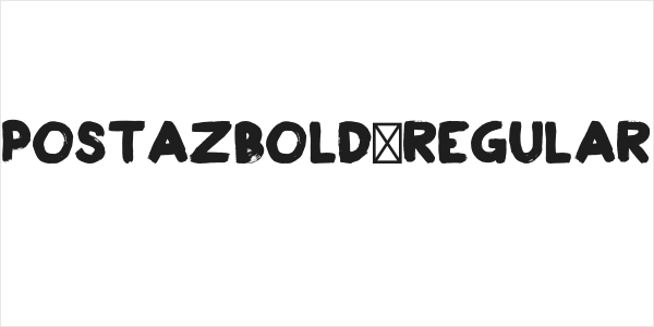 PostazBold-Regular Logo